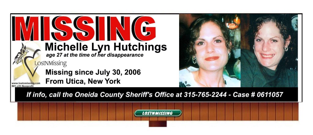 Michelle Hutchings MISSING July 30 2006 - NY