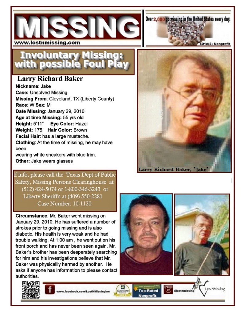 Larry Richard Baker-Missing