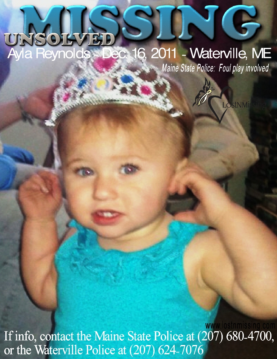 Ayla Reynolds UNSOLVED MISSING - 2011 - Waterville ME