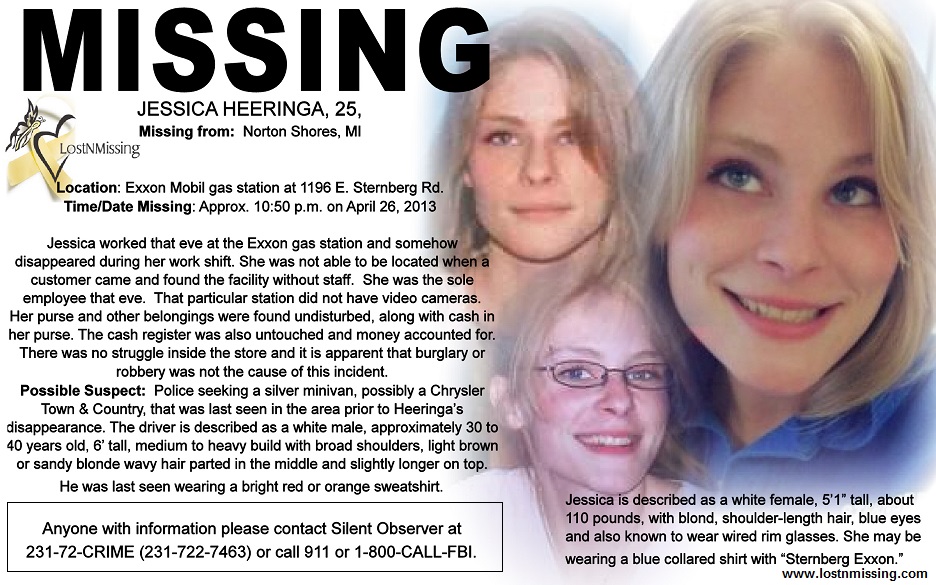 Jessica Heeringa 25 - Missing - Norton Shores Michigan - April 26 2013_001