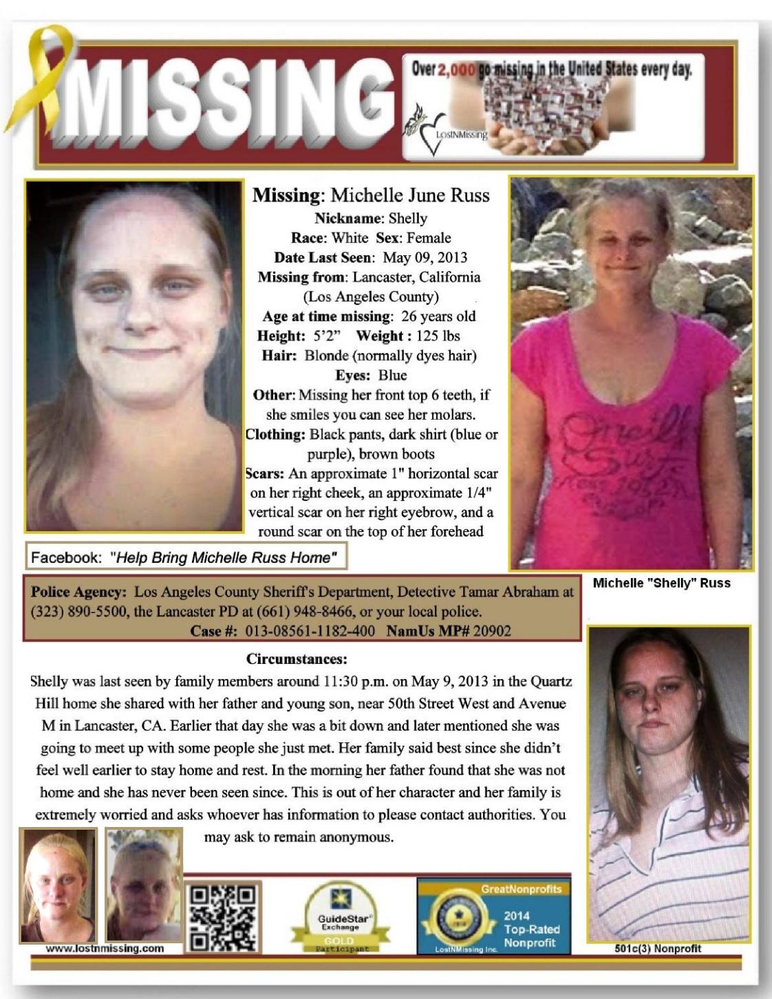 Michelle June Russ- Missing