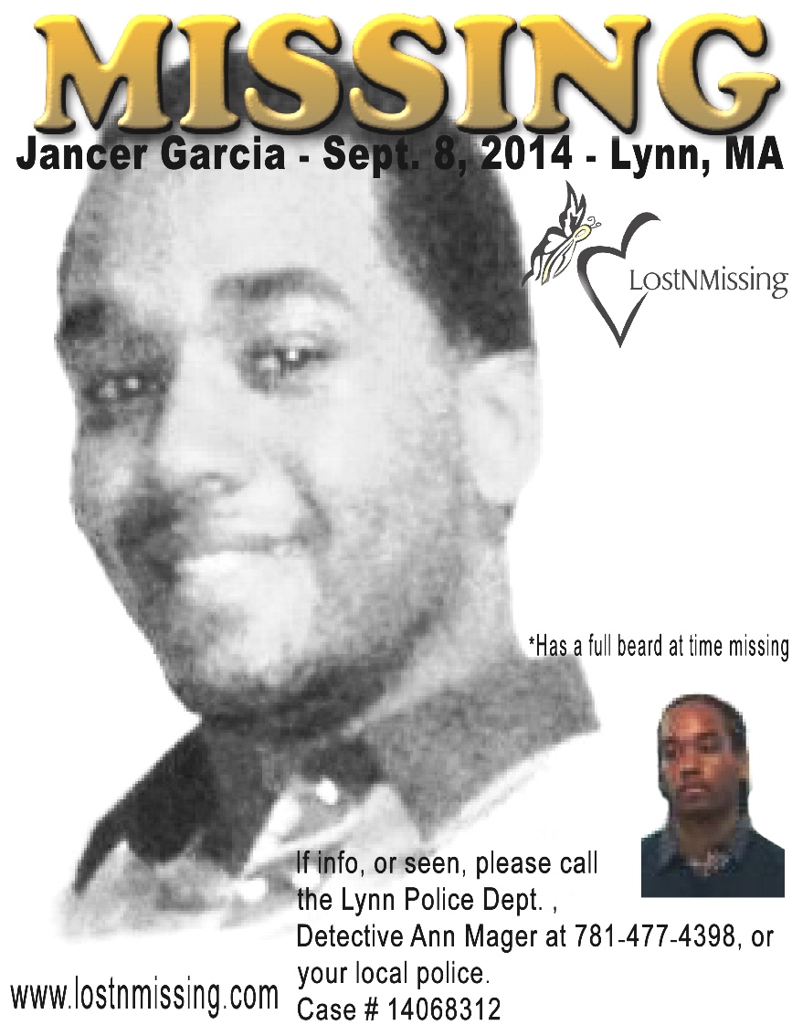 Jancer Garcia MISSING SEpt 8 2014 - Lynn MA