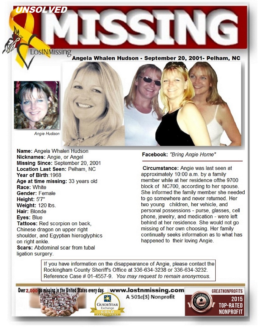 Angela Whalen Hudson-Missing Poster2