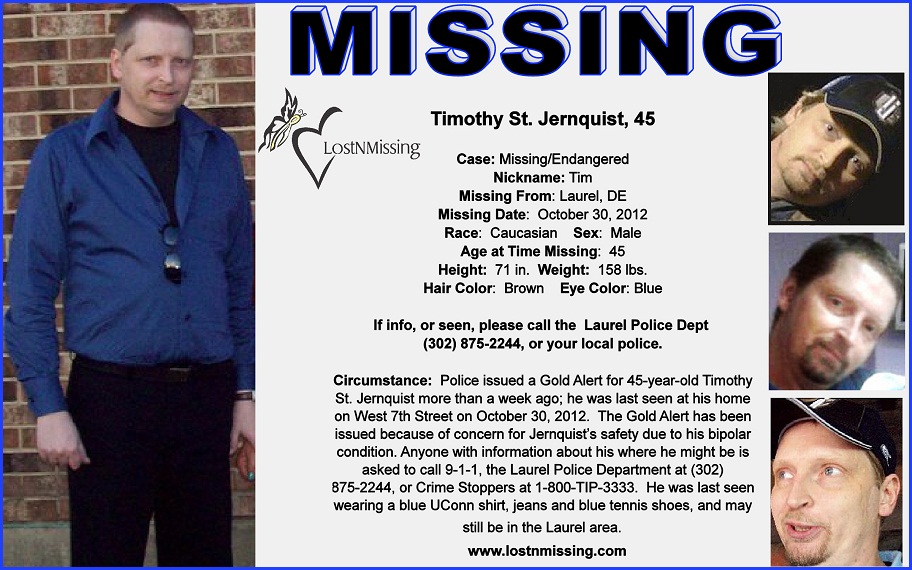 Tim St Jernquist 45 - MISSING - Delaware - 30OCT2012_001